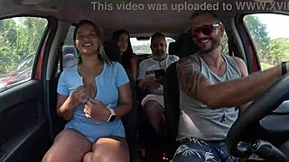 ted got a ride with mari and chell, meeting candy debby in the back