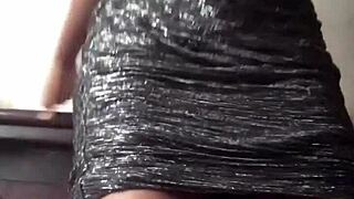 a striptease where she gets completely naked