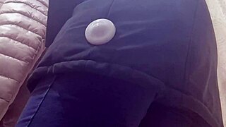 nicoletta, a confident 40-year-old, enjoys trying on tight jeans in stores to show off her curves