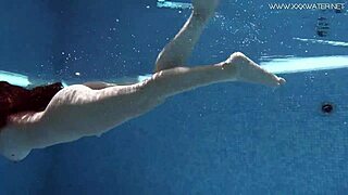 Diana Rius says, 'Feel my hot tits underwater'