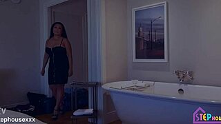 asian step mom cheats with step son in trailer