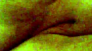 Mzslippery Indulges in Hairless Pussy Masturbation by the Mirror