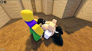 zaki gets beaten badly in roblox game mode