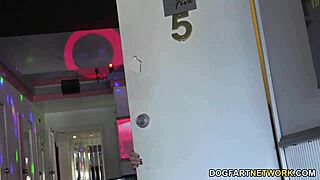 Wow, detective syren demer takes a big black dick in her ass at the gloryhole!