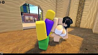 zaki gets beaten badly in roblox game mode