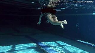 Diana Rius says, 'Feel my hot tits underwater'