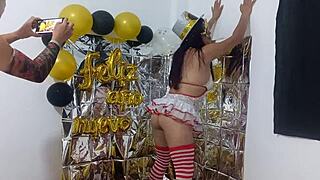 my favorite stepdaughter's hot party where she wore lingerie