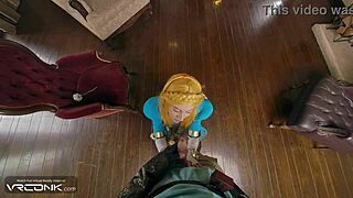 Vr Fuck Princess Zelda and Cum Inside Her Wet Pussy in Nintendo Game Parody Hd Porn!