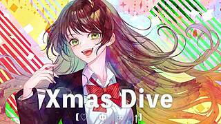 Tsuina-chan performs christmas dive in musical ft