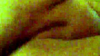 Mzslippery Indulges in Hairless Pussy Masturbation by the Mirror