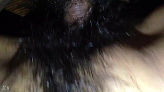 Teasing Anal Assfucking With Bushy Pussy