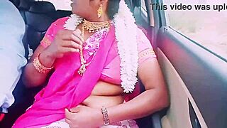 Intense car sex with indian housewife and boyfriend