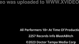 Minnie Rose sucks dick backstage, then her pussy gets blasted with cum