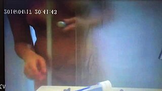 german wife cums in hidden shower cam