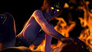 Projekt Passion Cumshots With Hot Blonde Witch Ai Sex Robot Girl & Redhead!