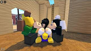 zaki gets beaten badly in roblox game mode