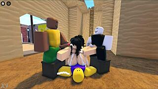 zaki gets beaten badly in roblox game mode