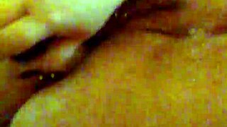 Mzslippery Indulges in Hairless Pussy Masturbation by the Mirror