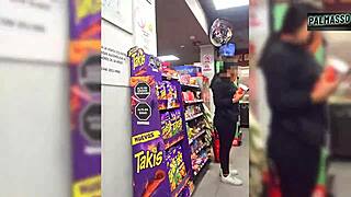 Latina Girl Caught in Shop, Likes Being Recorded Having Sex with Stranger