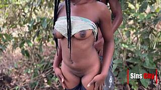 Couple Fucks Outdoors In Tropical Rain Forest