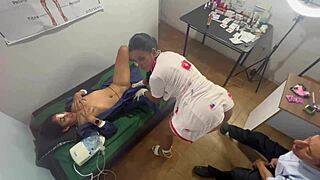 I observed a doctor threesome with a patient and her stepbrother