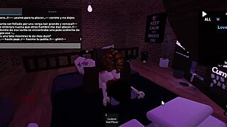 Roblox BBC Lover Has Intense Session with Big Black Cock