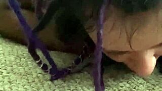 Submissive girl moans black lives matter while black cock breaks her