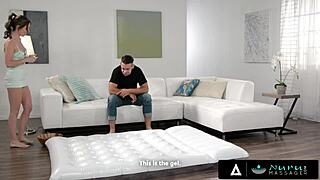 Nuru Massage: Charly Summer's Pussy Creampied