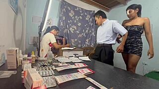 I observed a doctor threesome with a patient and her stepbrother