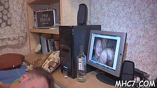 sweetie gets bonked for a reward in cuckold scene