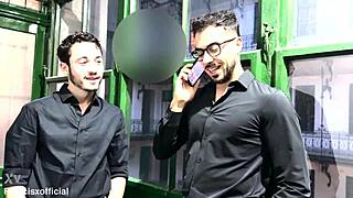 Real estate agent takes three cocks at work in double penetration with destroyed ass