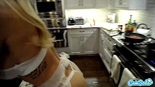 Brandi Love's lingerie cooking show on Camsoda