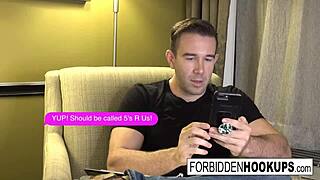 horny guy fucks his wife's sister hard. with blowjob and facial cumshot.