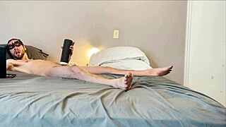 Detailed Masturbation Session Involving Stroking, Sucking, And Using A Vibrating Toy.