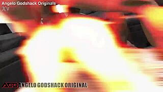 Daruma Rai in a group scene with multiple partners