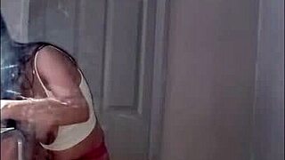 The Bathroom Door Opens And He Discovers My Juicy Latina Milf Pussy