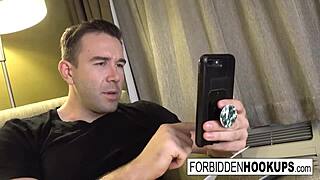 horny guy fucks his wife's sister hard. with blowjob and facial cumshot.