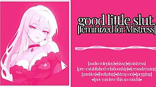 f4m erotic audio twilight blush sissy gets fucked by mistress with strapon