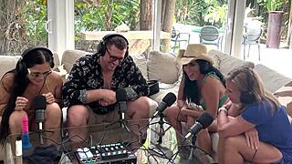 swinging with abi james and sunni daize in a dirty group