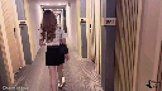 does a student really fuck a young man at the hotel?