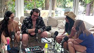 swinging with abi james and sunni daize in a dirty group