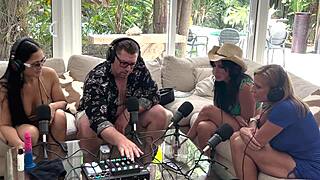 swinging with abi james and sunni daize in a dirty group