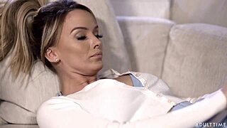 Hot stepmom pristine edge endures all night fucking from her stepson's relentless desire