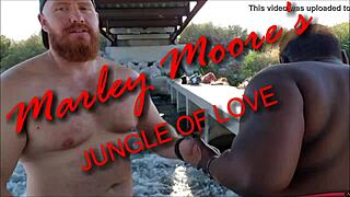 black bbw explores love in the jungle with big cock