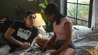 does this hot ebony babe love getting face fucked by her brother-in-law?