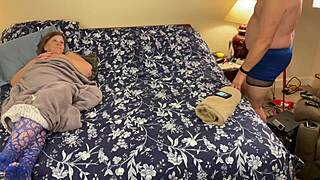 Granny Carmen Cordon Bleu sucks cock deeply in POV