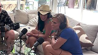 swinging with abi james and sunni daize in a dirty group