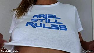 ariel still rules panty teasing in softcore close up