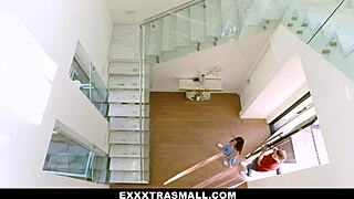 Winter Jade's bad date turns into stepsister bang with friends 😏