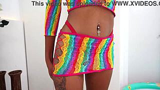 slim brazilian karina rose fucked by four huge cocks drinks pee dap anal atm dirty talk monster cocks